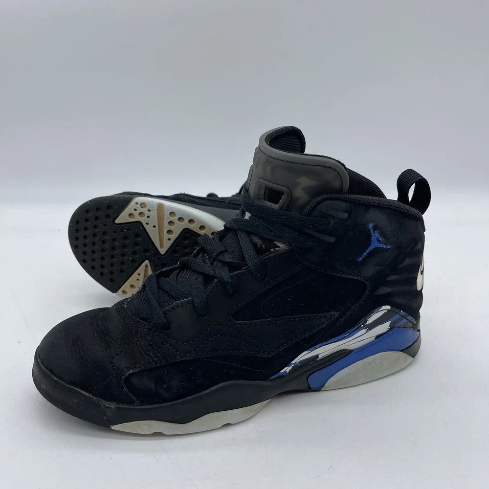 Nike DZ5578-041 Air Jordan Jumpman MVP Youth Size 3Y Basketball Shoes Black/Blue